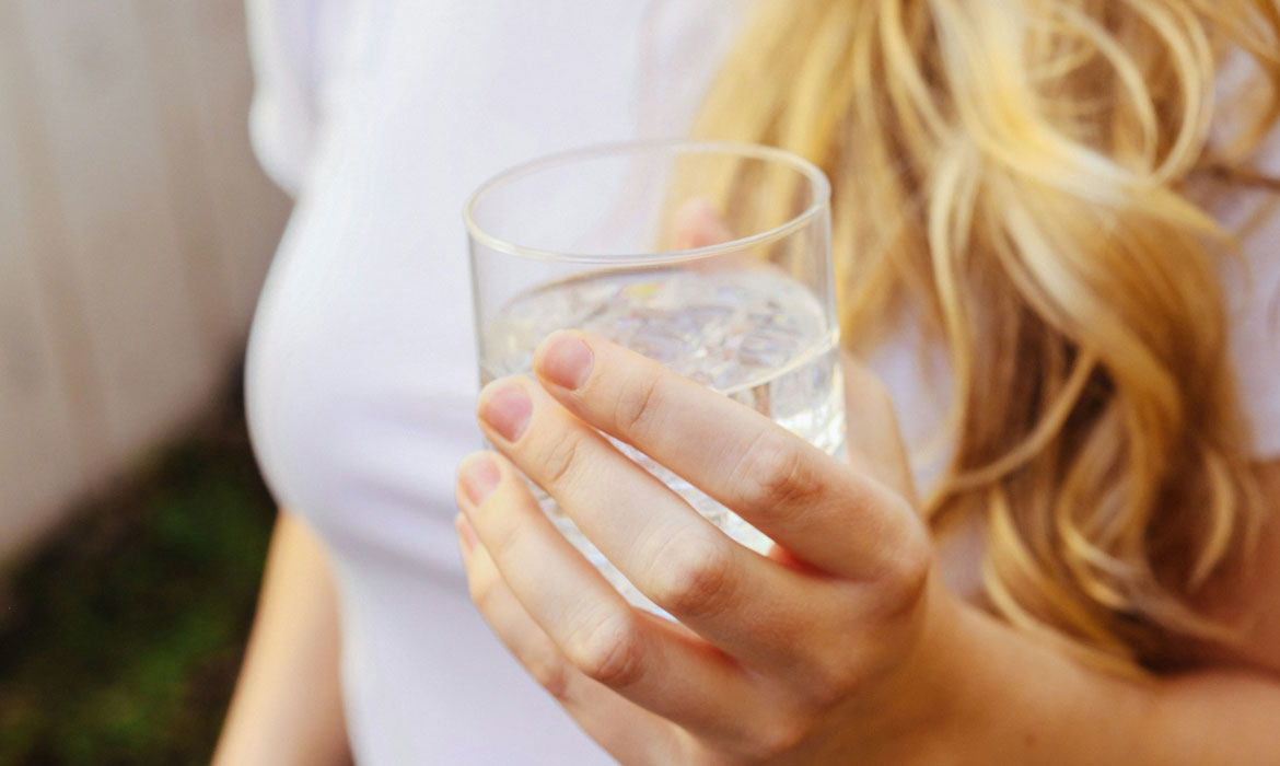 Pure Drinking Water for Skin and Hair